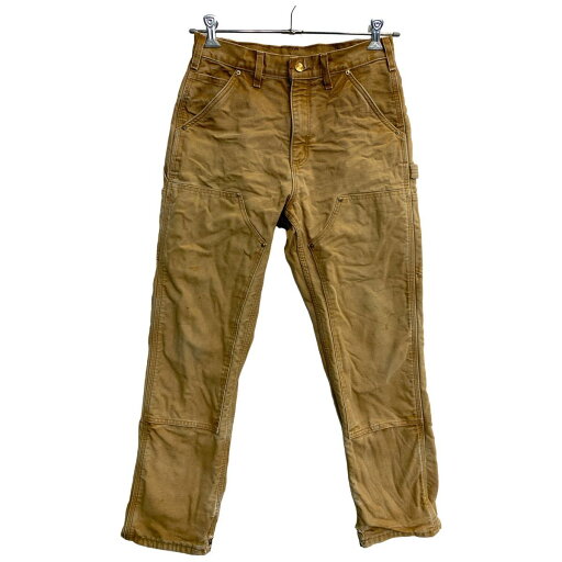【中古】【古着】 Carhartt ワークパンツ W31 カーハート ダブルニー 裏地付き ライトブラウン 古着卸 アメリカ仕入 2402-772 【中古】【古着】 Carhartt ワークパンツ W31 カーハート ダブルニー 裏地付き ライトブラウン 古着卸 アメリカ仕入 2402-772