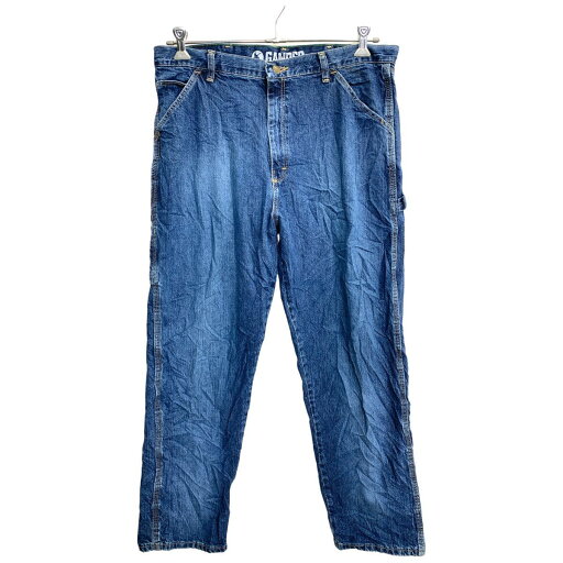 【中古】【古着】 GANDER デニムパンツ W36 ビッグサイズ インディゴ メキシコ製 古着卸 アメリカ仕入 2402-806 【中古】【古着】 GANDER デニムパンツ W36 ビッグサイズ インディゴ メキシコ製 古着卸 アメリカ仕入 2402-806