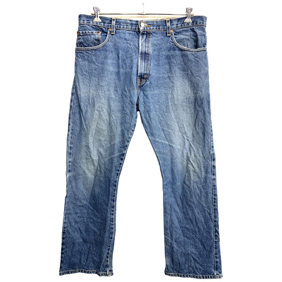 【中古】【古着】 Levi's 517 デニムパンツ W38 リーバイス ブーツカット ビッグサイズ ブルー コットン メキシコ製 古着卸 アメリカ仕入 2403-38