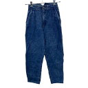 【中古】【古着】 Wit Boy デニムパンツ W26 ウィットボーイ レディース ブルー 古着卸 アメリカ仕入 2403-96