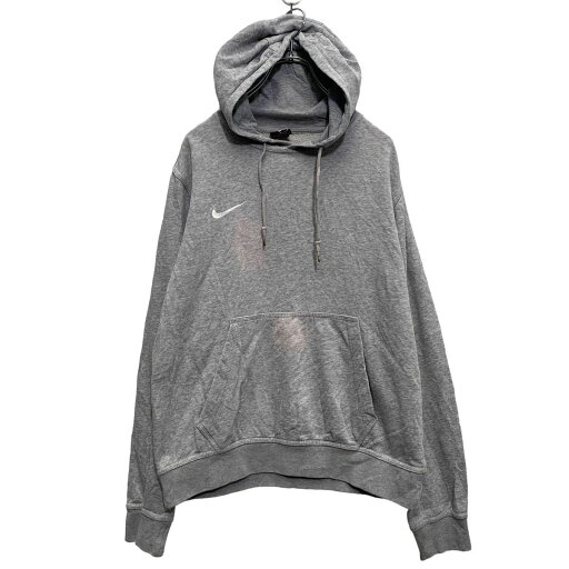 【中古】【古着】 NIKE ロゴ スウェット パーカー M グレー ナイキ 裏起毛 プルオーバー 刺繍ロゴ 古着卸 アメリカ仕入 a602-6345 【中古】【古着】 NIKE ロゴ スウェット パーカー M グレー ナイキ 裏起毛 プルオーバー 刺繍ロゴ 古着卸 アメリカ仕入 a602-6345