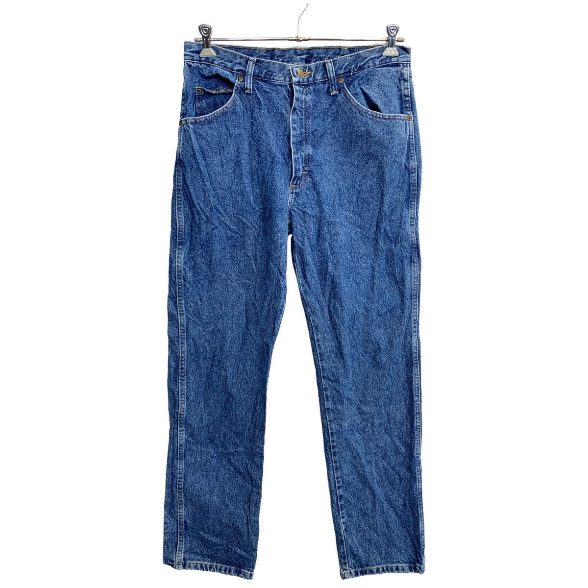 【中古】【古着】 Wrangler デニムパンツ W34 ラングラー ブルー コットン メキシコ製 古着卸 アメリカ仕入 2403-237