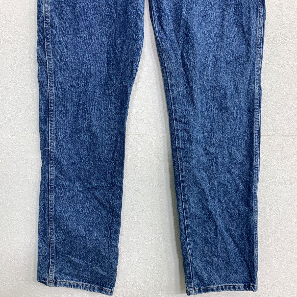 【中古】【古着】 Wrangler デニムパンツ W34 ラングラー ブルー コットン メキシコ製 古着卸 アメリカ仕入 2403-237