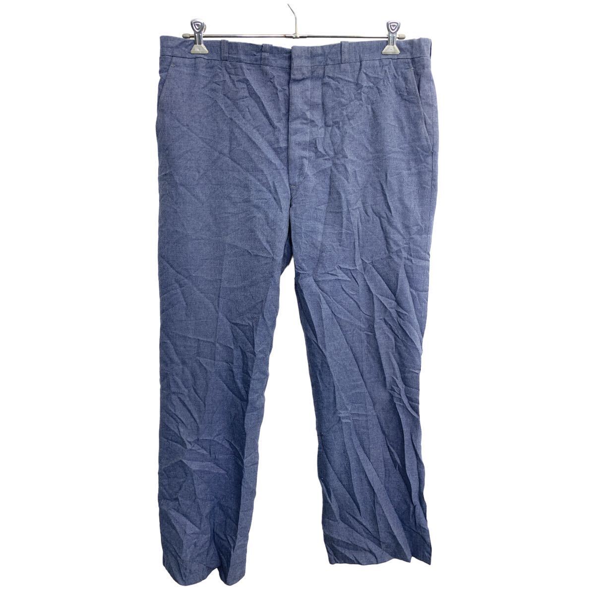 Rakuten - 【中古】【古着】 スラックス W29 ビッグサイズ TALONジップ グレー 古着卸 アメリカ仕入 2403-525