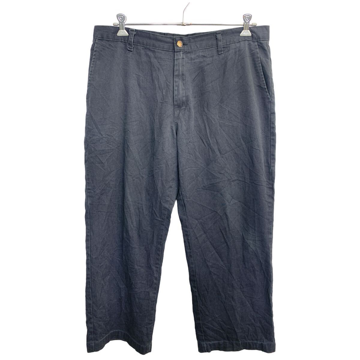 【中古】【古着】 Dickies ワークパンツ W39 ディッキーズ ビッグサイズ ブラック 古着卸 アメリカ仕入 2403-526