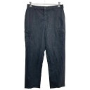 【中古】【古着】 Dickies ワークパンツ W35 ディッキーズ カーゴパンツ レディース ブラック 古着卸 アメリカ仕入 2403-529