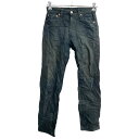 【中古】【古着】 Levi's 501 デニムパンツ W30 リーバイス ボタンフライ ブラック コットン 古着卸 アメリカ仕入 2403-713(4)
