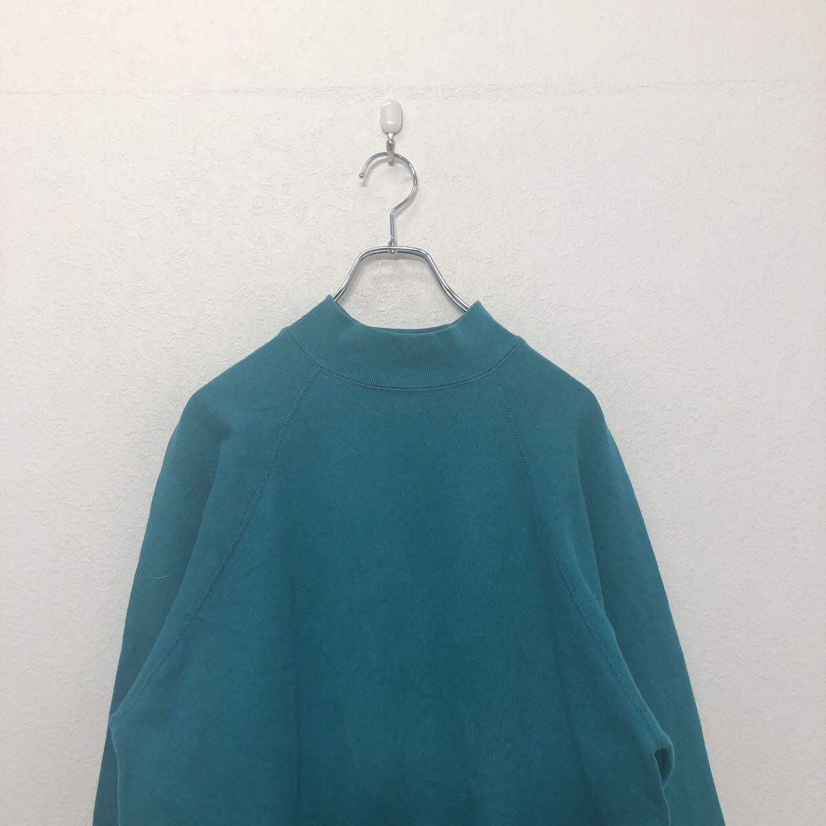 【中古】【古着】 TREND BASICS 無地 スウェット トレーナー レディース FREEサイズ グリーン ラグラン チュニック丈 古着卸 アメリカ仕入 a603-5803