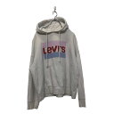 【中古】【古着】 Levi's ロゴ スウェット トレーナー S ホワイト ブルー ピンク レッド リーバイス プルオーバー 古着卸 アメリカ仕入 a603-5...