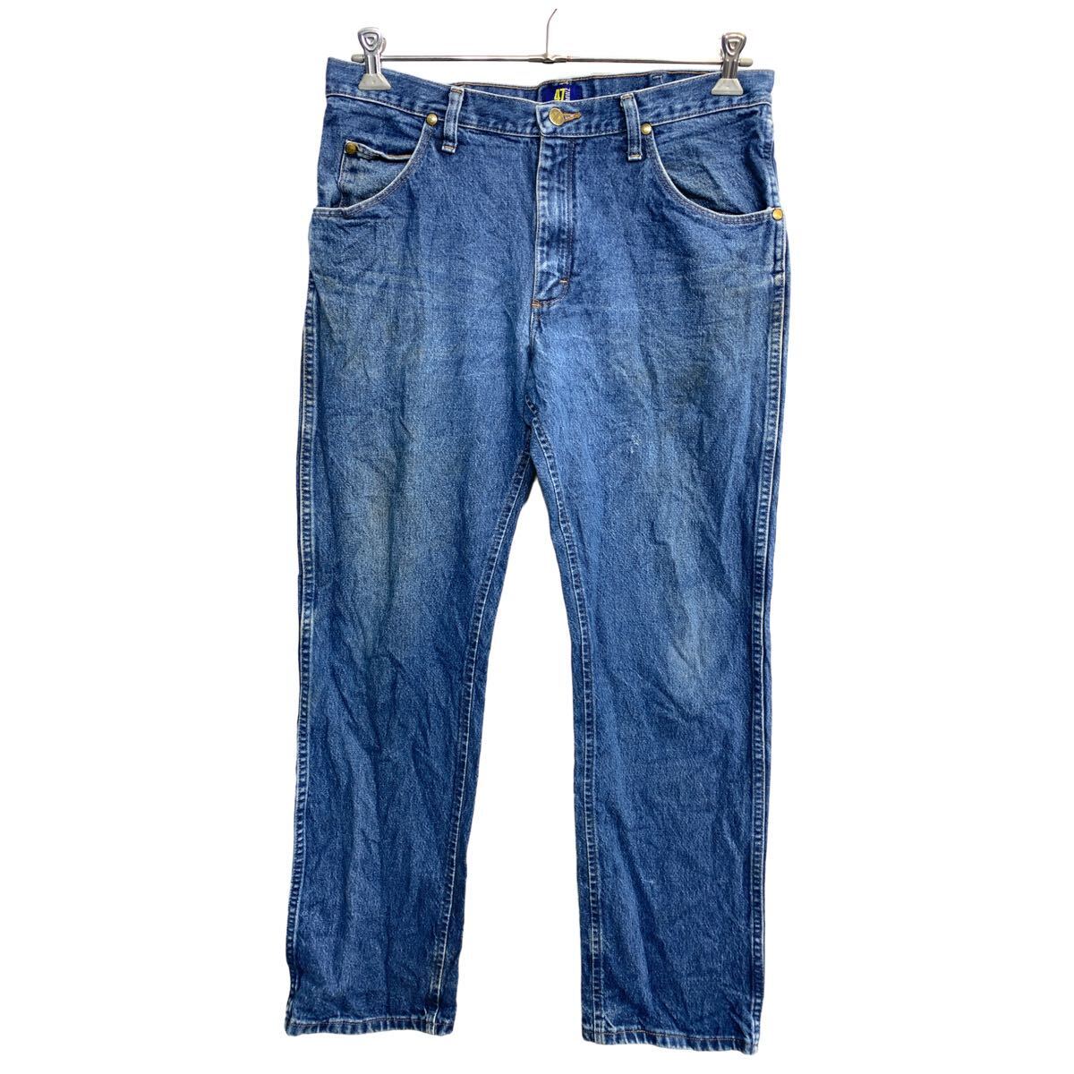 【中古】【古着】 Wrangler カウボーイ ロングパンツ W34 ラングラー 47MWZ レギュラー インディゴ コットン メキシコ製 古着卸 アメリカ仕入 2403-808
