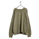 【中古】【古着】 IZOD コットン ニット セーター 2XL ベージュ ビッグサイズ 古着卸 アメリカ仕入 a603-6168