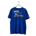 【中古】【古着】 NIKE 半袖 プリント Tシャツ M ブルー ナイキ 古着卸 アメリカ仕入 a603-6363
