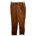 【中古】【古着】 LAUREN JEANS CO. ロングパンツ W31 ローレンジーンズ レディース ブラウン 古着卸 アメリカ仕入 2403-930