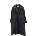 【中古】【古着】 THOMASBURBERRY トレンチコート XL～ レディース グレー イングランド製 ロングコート 古着卸 アメリカ仕入 a603-6499