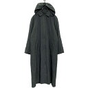 【中古】【古着】 LONDON FOG フーディー ロングコート M レディース グレー ロンドンフォグ フード着脱 古着卸 アメリカ仕入 a603-6500(4)