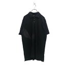 【中古】【古着】 Dickies 無地 半袖ポロシャツ XL ディッキーズ ブラック シンプル ビッグサイズ 古着卸 アメリカ仕入 a603-6755