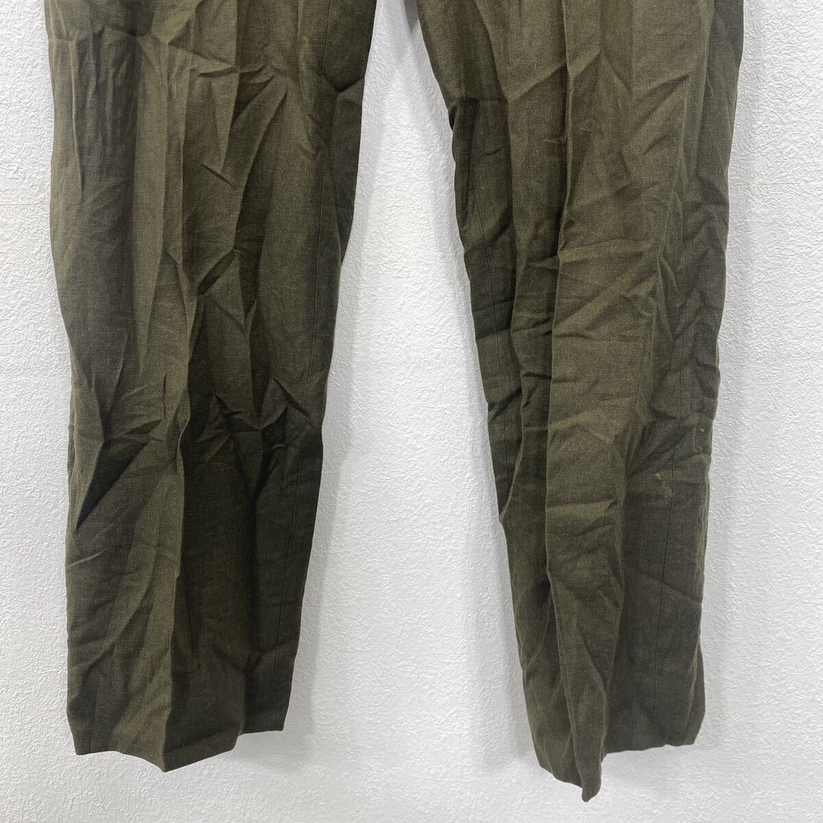 【中古】【古着】 ミリタリー トラウザーズパンツ W33 ウール RAPIDジッパー 古着卸 アメリカ仕入 2403-1179