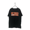 【中古】【古着】 NIKE 半袖 プリント Tシャツ L ナイキ ブラック オレンジ ホワイト 肉球 アニマル 古着卸 アメリカ仕入 a603-6845