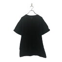 【中古】【古着】 Champion 半袖 ロゴ Tシャツ L チャンピオン ブラック シンプル 無地 刺繍 古着卸 アメリカ仕入 a604-5148