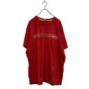 【中古】【古着】 NIKE 半袖 プリントTシャツ XL レッド ナイキ ビッグサイズ クルーネック 刺繍ロゴ 古着卸 アメリカ仕入 a604-5314