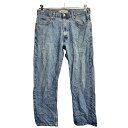 【中古】【古着】 Levi's 505 デニムパンツ W34 リー