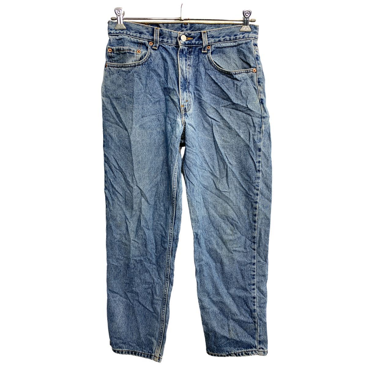 【中古】【古着】 Levi's 550 デニムパンツ W34 リーバイス リラックスフィット ブルー コットン メキシコ製 古着卸 アメリカ仕入 2404-480