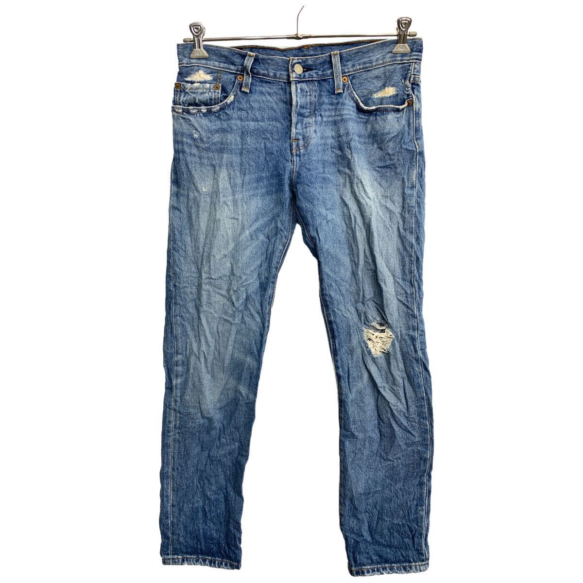 【中古】【古着】 Levi's 501 CT デニムパンツ W27 リーバイス ボタンフライ ブルー コットン メキシコ製 古着卸 アメリカ仕入 2404-496