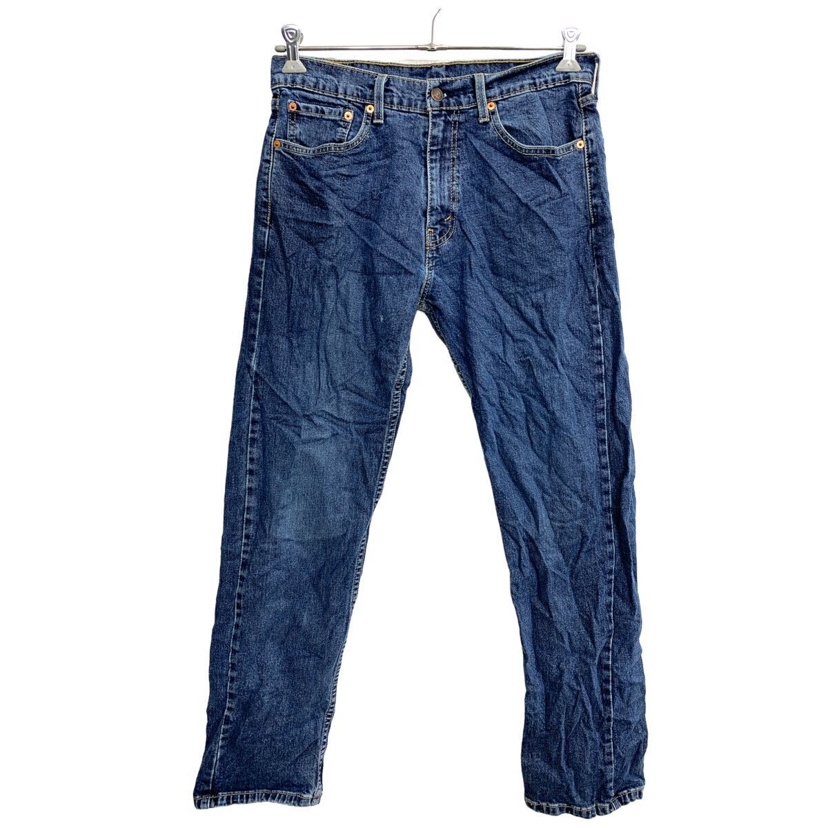 【中古】【古着】 Levi's 505 デニムパンツ W33 リーバイス レギュラーフィット インディゴ 古着卸 アメリカ仕入 2404-500