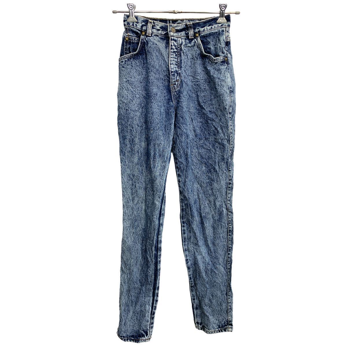 【中古】【古着】 Levi's デニムパンツ W26 リーバイス レディース ケミカルウォッシュ ブルー コットン 古着卸 アメリカ仕入 2404-552(4.0)