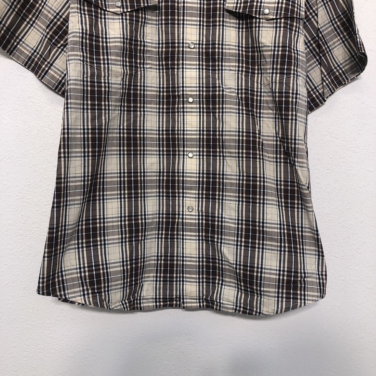 ����šۡڸ���� Wrangler Ⱦµ �����å� ����� ��󥰥顼 XL �֥饦�� �١����� ���ʥåץܥ��� �ݥ��å� ���岷 ����ꥫ���� a604-6063