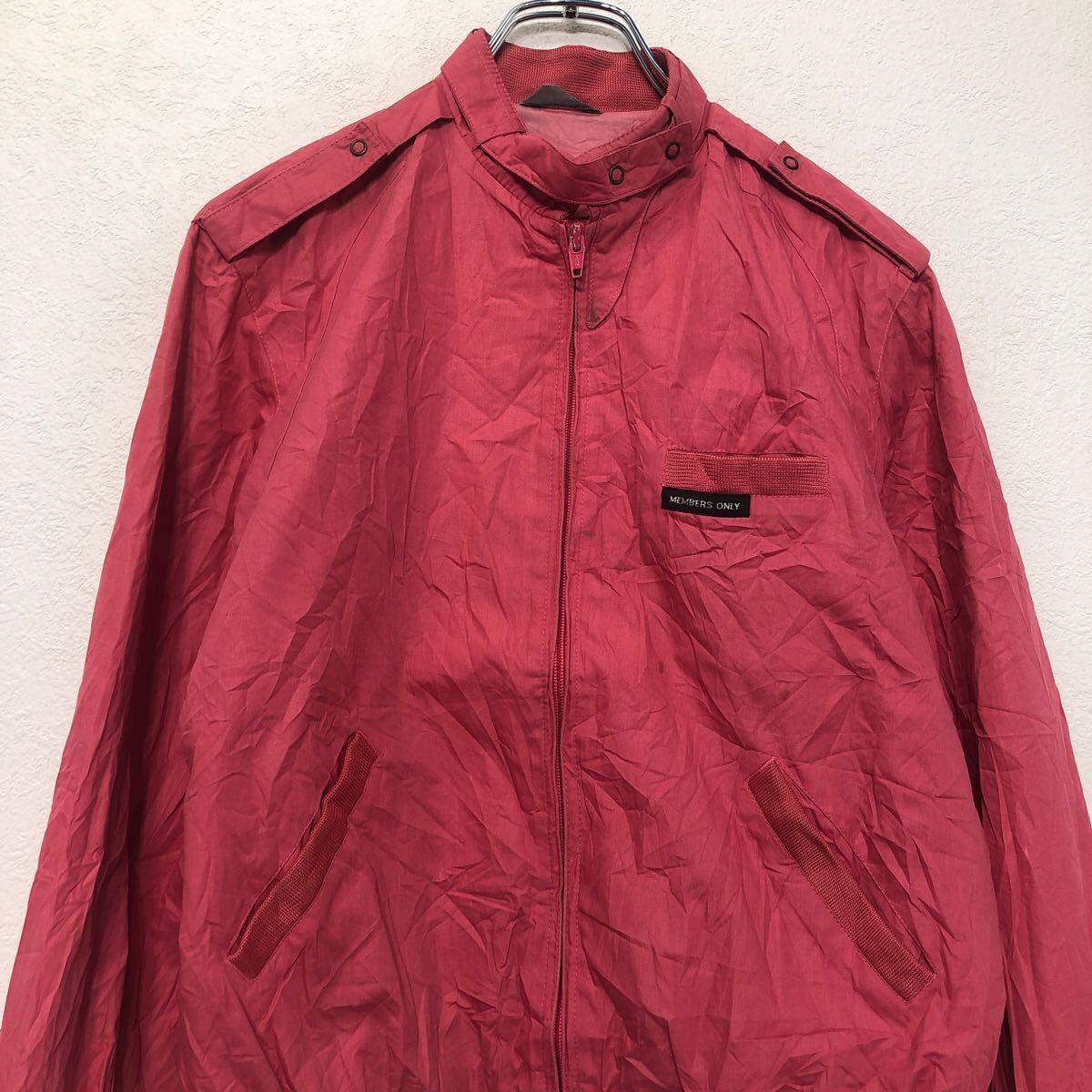 【中古】【古着】 MEMBERS ONLY スイングトップ ジャケット レディース M~ メンバーズオンリー ピンク ブルゾン 古着卸 アメリカ仕入 a604-6146