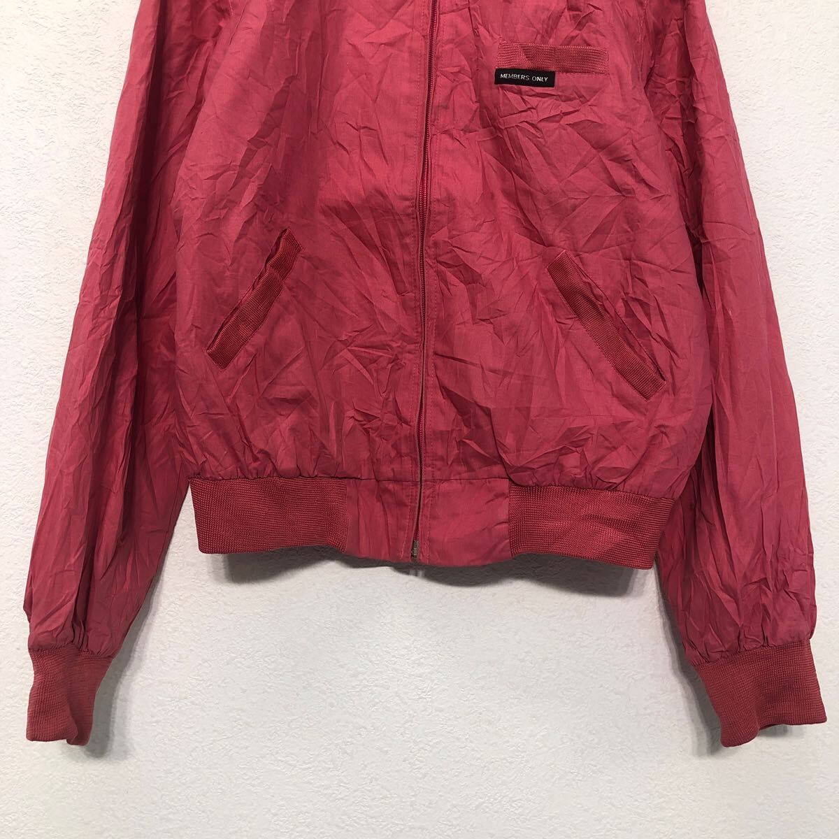 【中古】【古着】 MEMBERS ONLY スイングトップ ジャケット レディース M~ メンバーズオンリー ピンク ブルゾン 古着卸 アメリカ仕入 a604-6146
