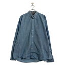 【中古】【古着】 TOMMY HILFIGER 長袖 柄シャツ 2XL 