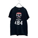 【中古】【古着】 adidas 半袖 プリントTシャツ M ブラック アディダス クルーネック サッカー ナンバリング 484 古着卸 アメリカ仕入 a604-...