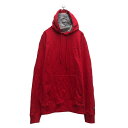 【中古】【古着】 Champion ロゴ スウェット トレーナー チャンピオン レッド M 裏起毛 カンガルーポケット 古着卸 アメリカ仕入 a604-6750(4)