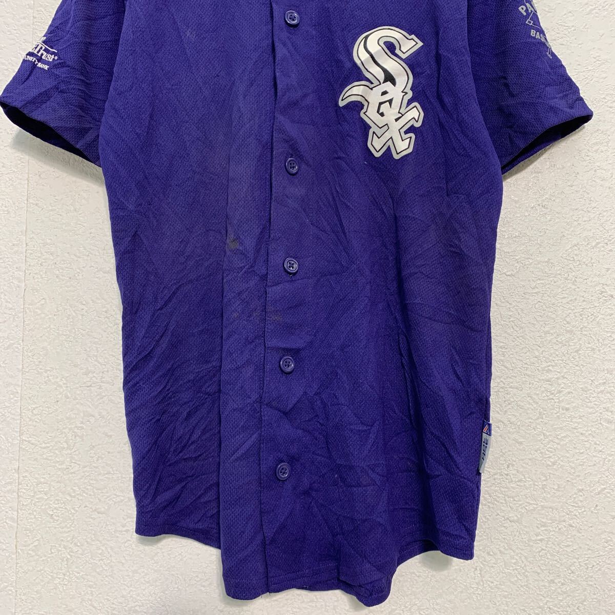 ����šۡڸ���� Majestic Ⱦµ �١����ܡ��륷��� L 160�� ���å� �֥롼 �ޥ������ƥå� WHITE SOX MLB ���岷 ����ꥫ���� a604-6884