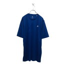 【中古】【古着】 adidas 半袖 ロゴ Tシャツ アディダス L ブルー スポーツウェア クルーネック プリント 古着卸 アメリカ仕入 a604-6930