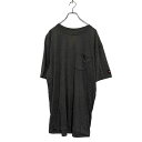 【中古】【古着】 Dickies 半袖 無地Tシャツ L グレージュ ディッキーズ クルーネック 胸ポケット 袖ロゴ 古着卸 アメリカ仕入 a604-6974
