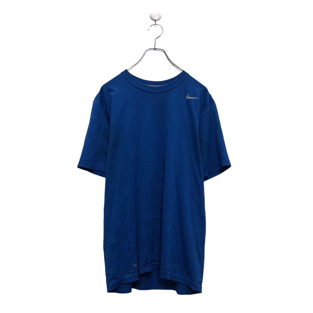 【中古】【古着】 NIKE 半袖 ロゴ Tシャツ ナイキ L~ ブルー スポーツウェア クルーネック 古着卸 アメリカ仕入 a604-7190