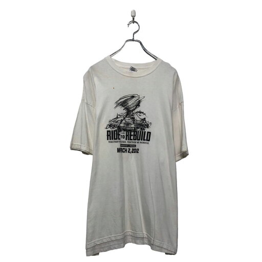 【中古】【古着】 GILDAN 半袖 プリント Tシャツ ギルダン XL ホワイト 車 ビッグサイズ イラスト クルーネック 古着卸 アメリカ仕入 a604-7280 【中古】【古着】 GILDAN 半袖 プリント Tシャツ ギルダン XL ホワイト 車 ビッグサイズ イラスト クルーネック 古着卸 アメリカ仕入 a604-7280