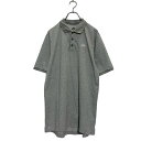 【中古】【古着】 NIKE 半袖 無地ポロシャツ L グレー ナイキ ワンポイントロゴ 鹿子 古着卸 アメリカ仕入 a604-7296