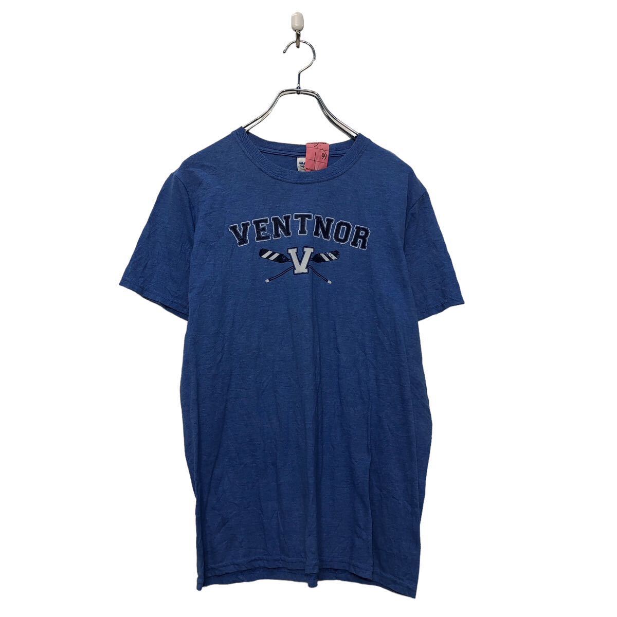 【中古】【古着】 GILDAN 半袖 プリント Tシャツ ギルダン M ブルー クルーネック 古着卸 アメリカ仕入 a604-7306