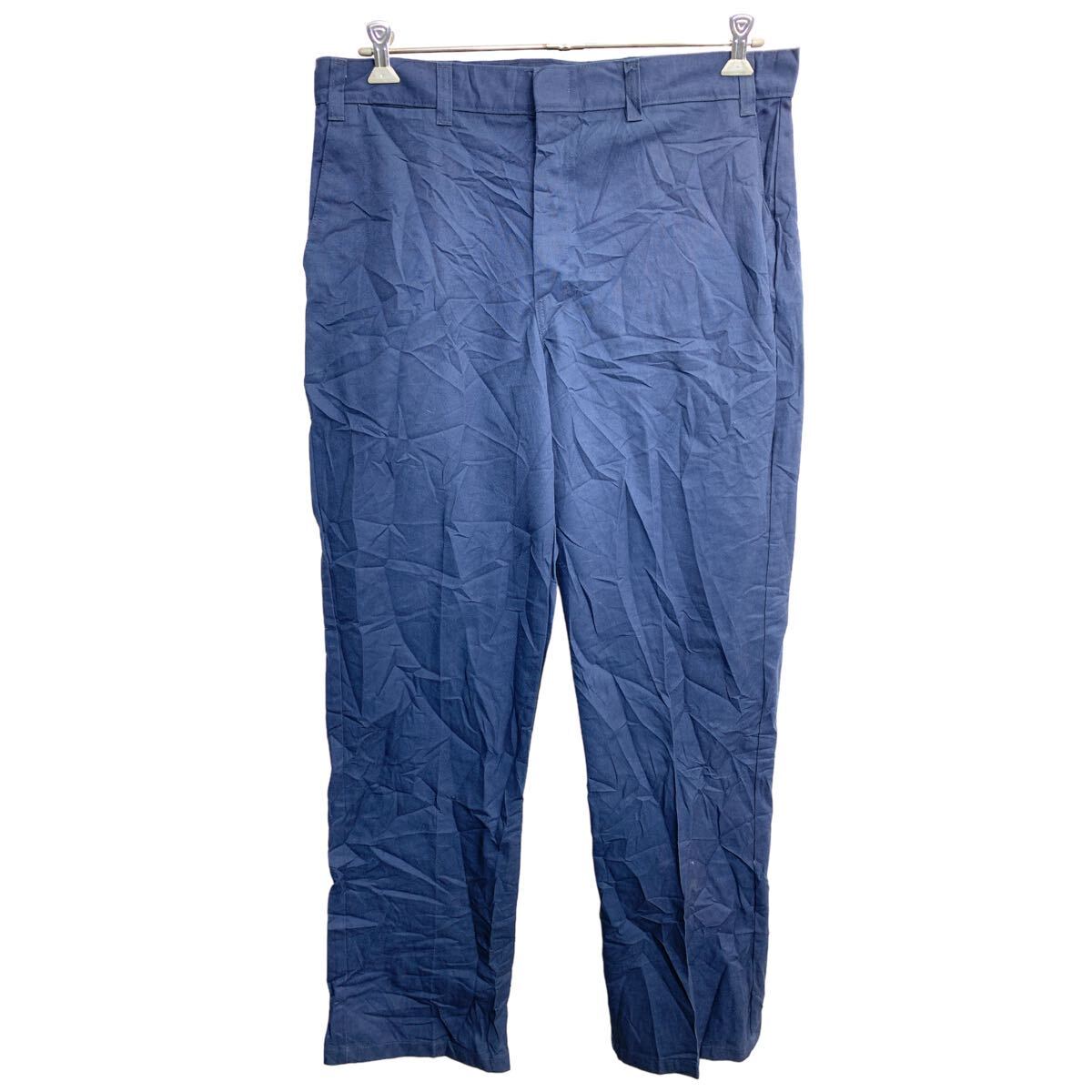 【中古】【古着】 ワークパンツ W38 ビッグサイズ ネイビー 古着卸 アメリカ仕入 2404-971