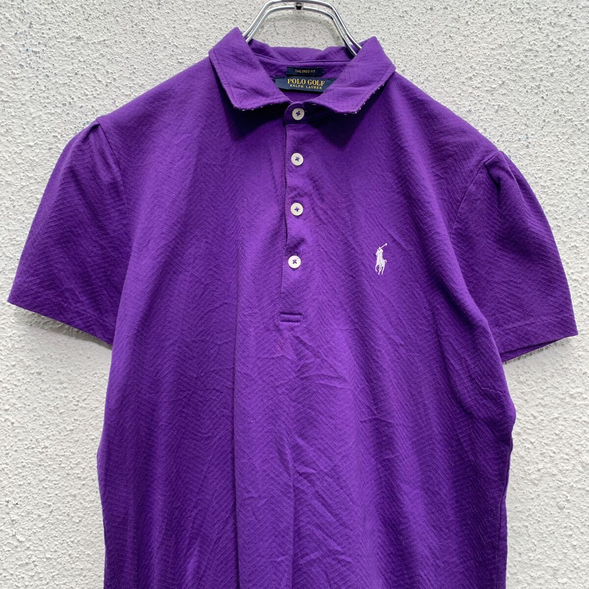 【中古】【古着】 POLO GOLF 半袖 ポロシャツ M レディース パープル ポロラルフローレン ワンポイントロゴ 古着卸 アメリカ仕入 a604-7548
