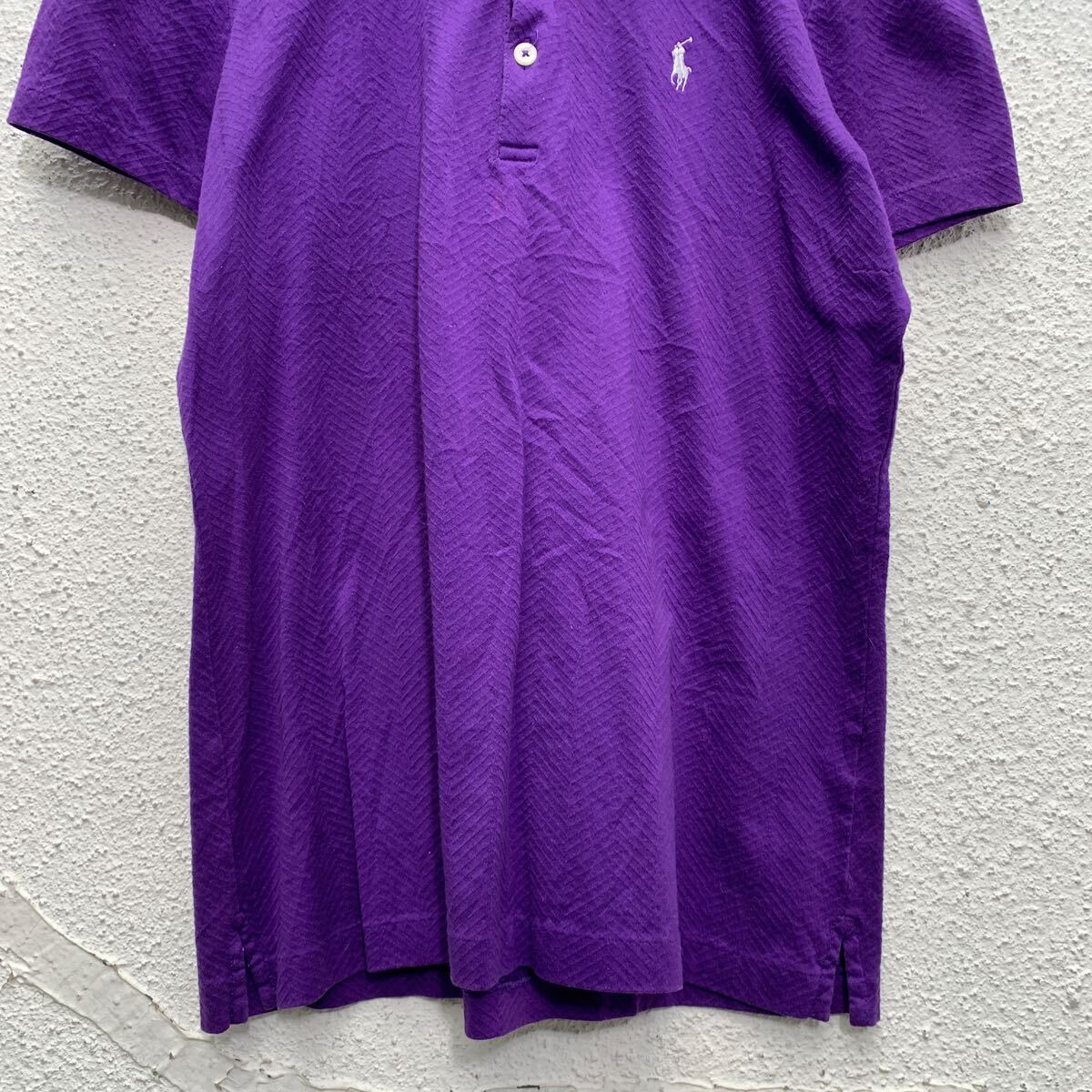 【中古】【古着】 POLO GOLF 半袖 ポロシャツ M レディース パープル ポロラルフローレン ワンポイントロゴ 古着卸 アメリカ仕入 a604-7548