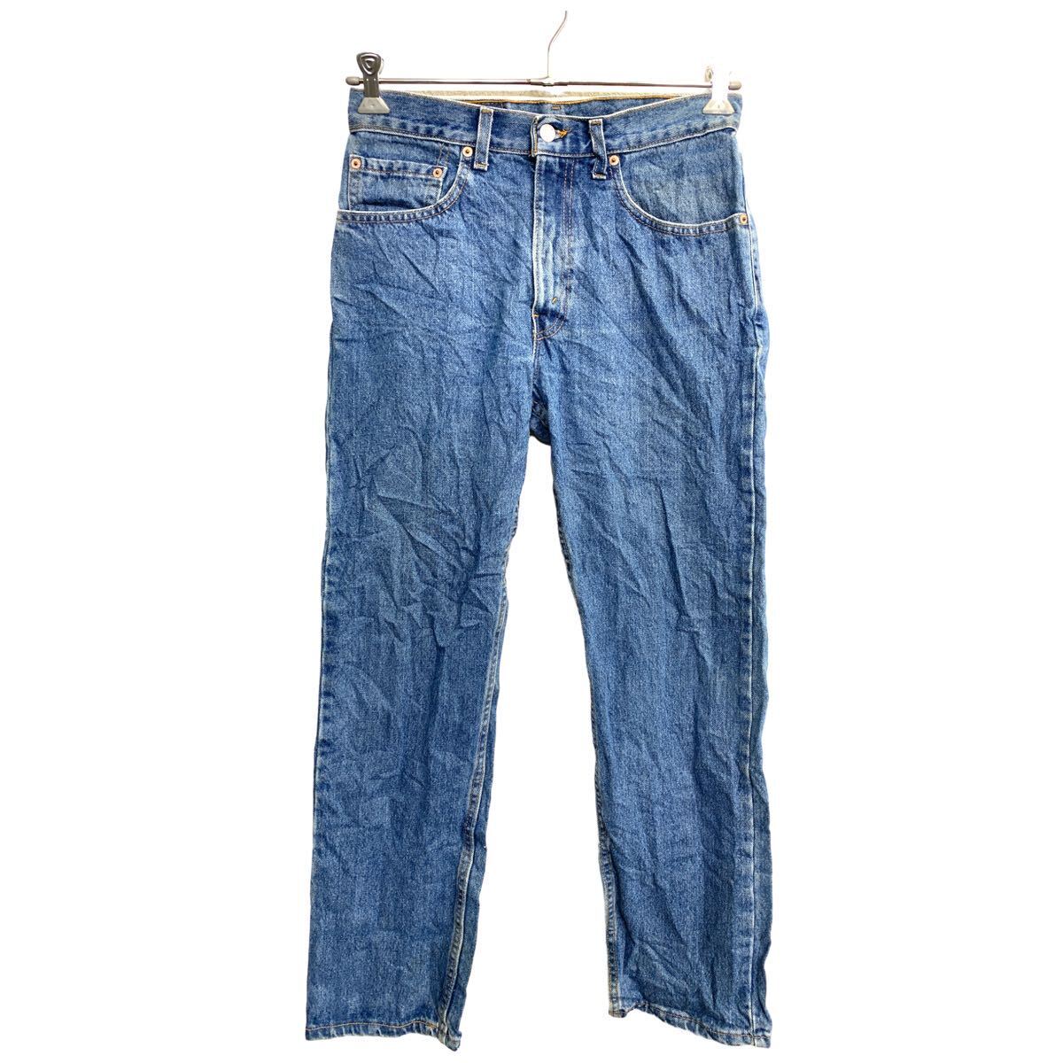 Rakuten - 【中古】【古着】 Levi's 505 デニムパンツ W31 リーバイス レギュラーフィット ブルー コットン USA製 古着卸 アメリカ仕入 2405-133