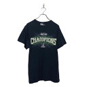 【中古】【古着】 GILDAN 半袖 プリント Tシャツ ギルダン M ネイビー シーホークス アメフト クルーネック 古着卸 アメリカ仕入 a605-5107(4)