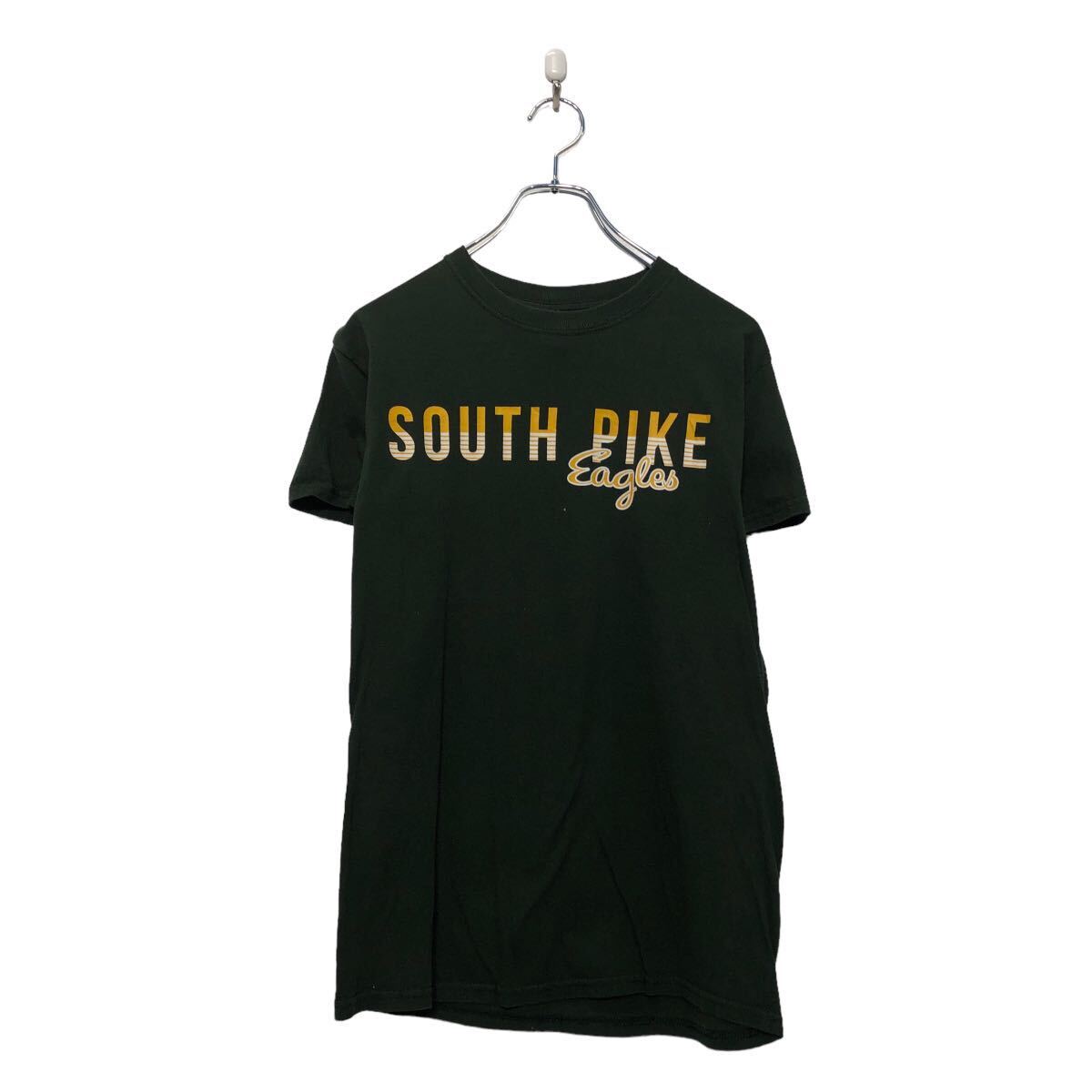 【中古】【古着】 GILDAN 半袖 プリント Tシャツ ギルダン S グリーン クルーネック 古着卸 アメリカ仕入 a605-5141
