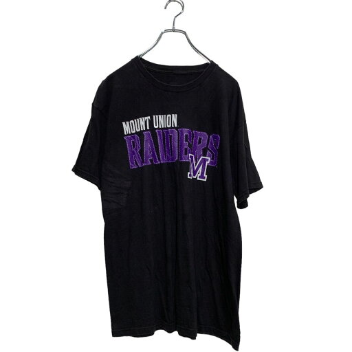 【中古】【古着】 半袖 プリントTシャツ L ブラック パープル クルーネック RADERS 古着卸 アメリカ仕入 a605-5167 【中古】【古着】 半袖 プリントTシャツ L ブラック パープル クルーネック RADERS 古着卸 アメリカ仕入 a605-5167
