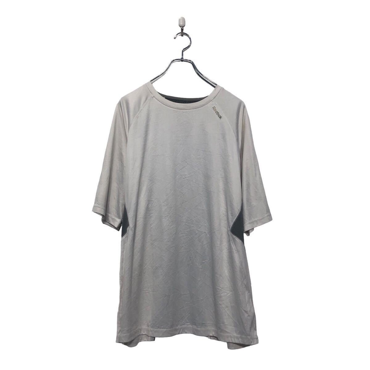 【中古】【古着】 Reebok 半袖 プリント Tシャツ リーボック L ホワイト スポーツウェア クルーネック 古着卸 アメリカ仕入 a605-6054